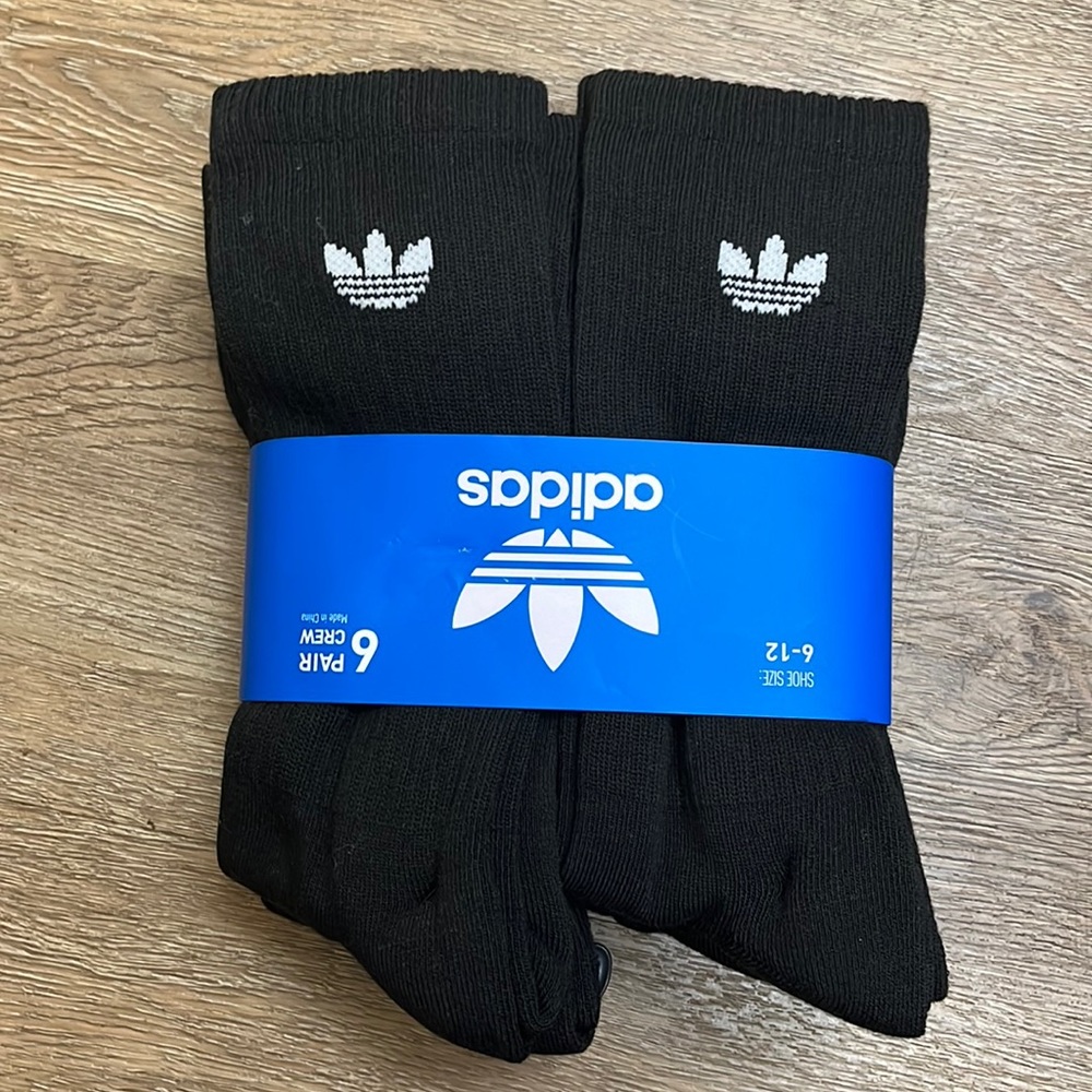 Men’s Adidas Socks Black